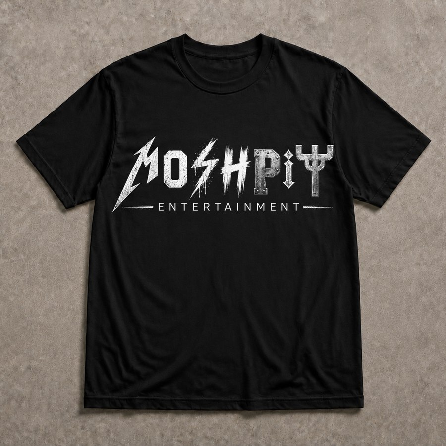Moshpit Entertainment Icons Shirt, schwarz